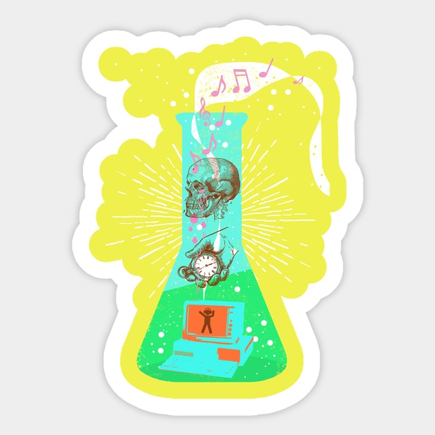 SCIENCE OF MUSIC Sticker by Showdeer